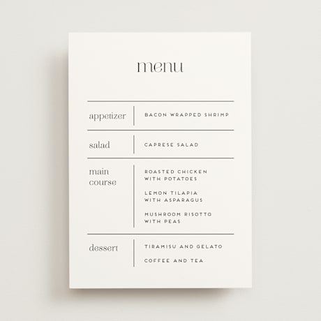 Menus