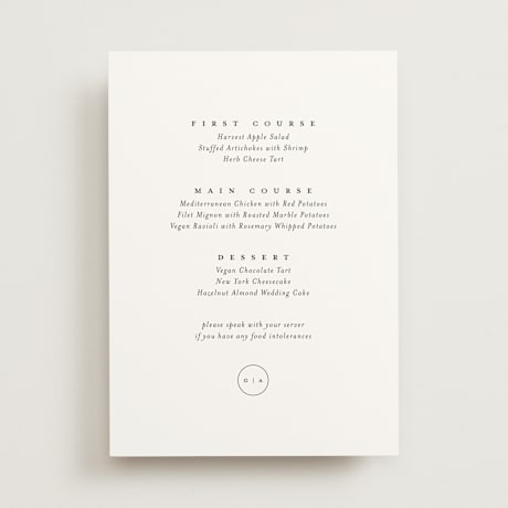 Menus