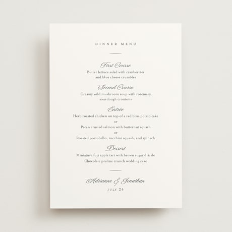Menus