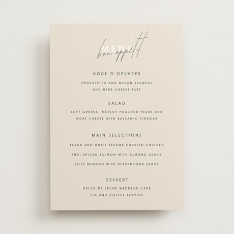 Menus