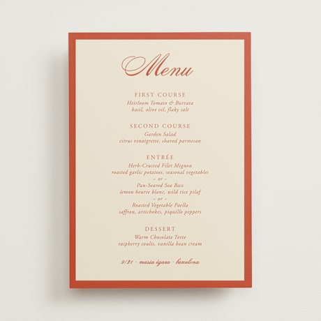 Menus