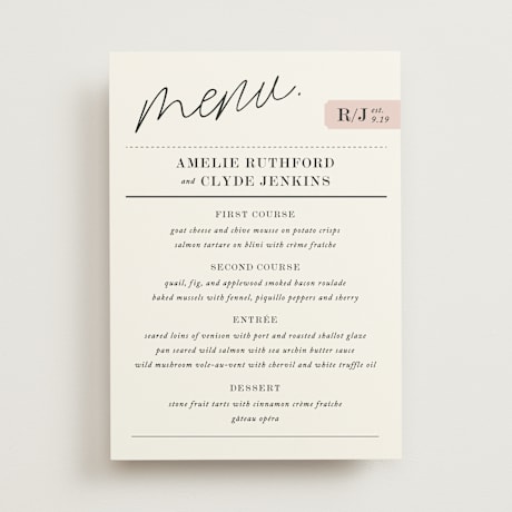 Menus