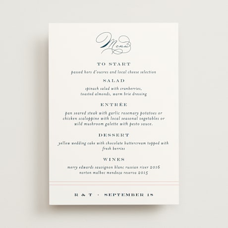 Menus