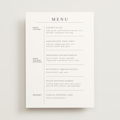 Menus