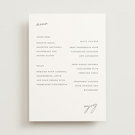 Menus