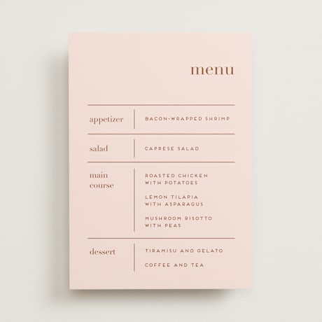 Menus