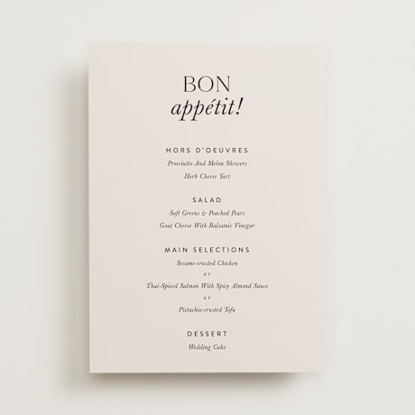 Menus