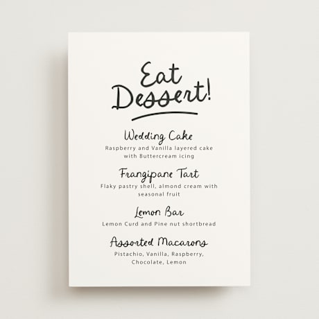 Menu Signs