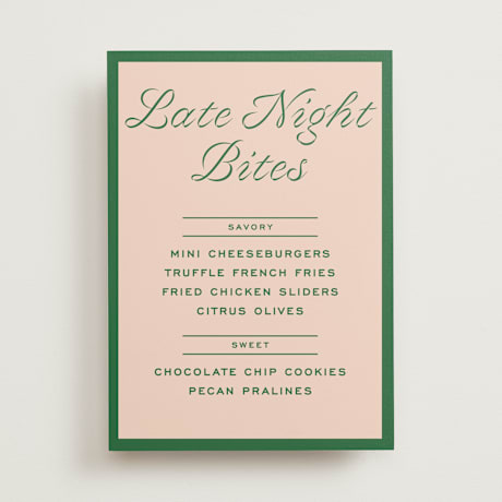 Menu Signs