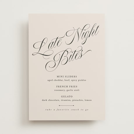 Menu Signs
