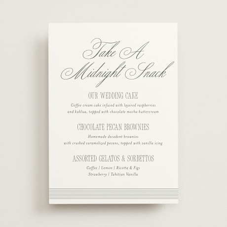Menu Signs