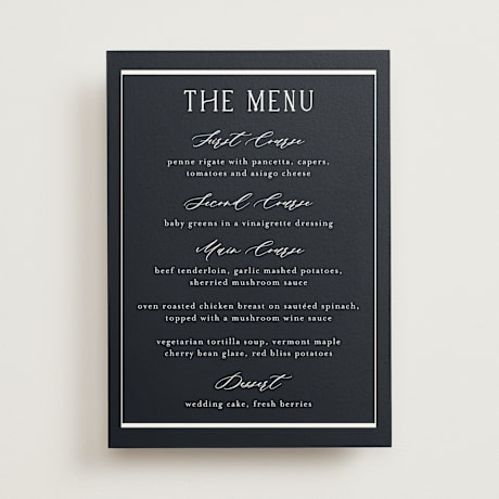 Menu Signs