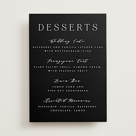 Menu Signs