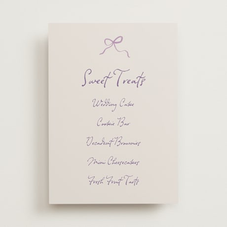 Menu Signs