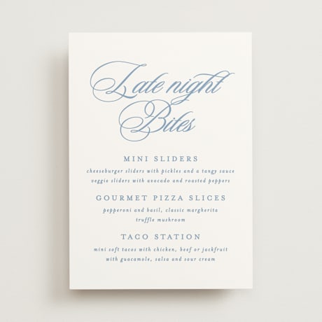 Menu Signs