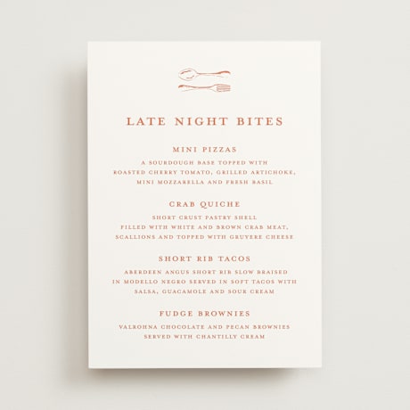 Menu Signs