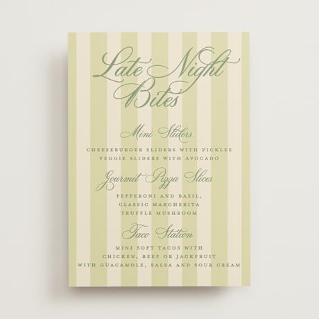 Menu Signs