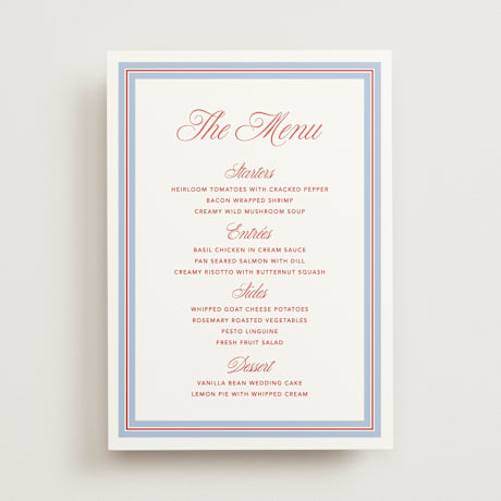 Menu Signs