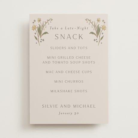 Menu Signs