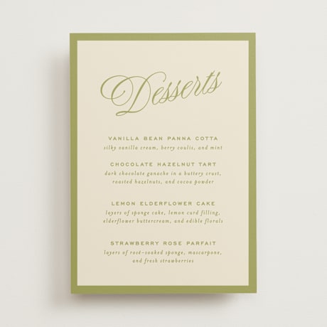 Menu Signs