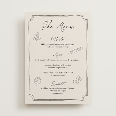 Menu Signs