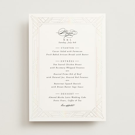 Gloss-Press Menus