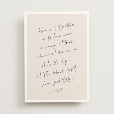 Rehearsal Dinner Invitations