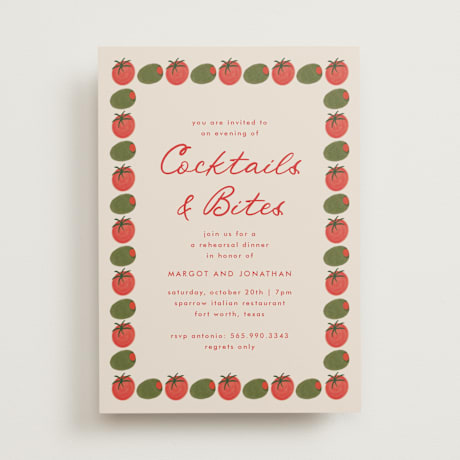 Rehearsal Dinner Invitations