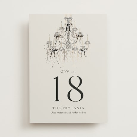 Table Numbers