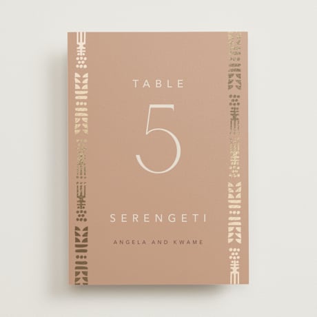 Table Numbers