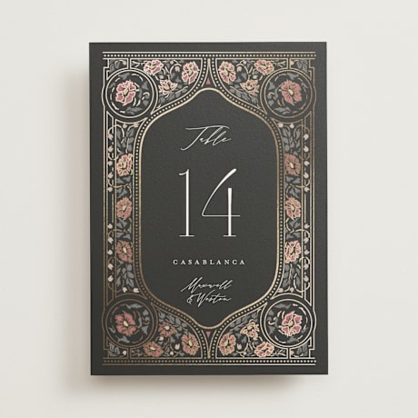 Table Numbers