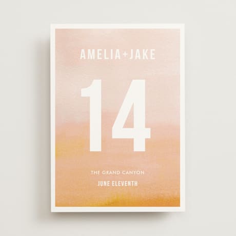 Table Numbers