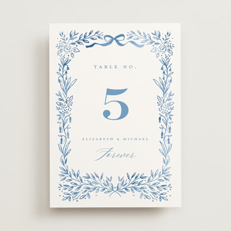 Table Numbers