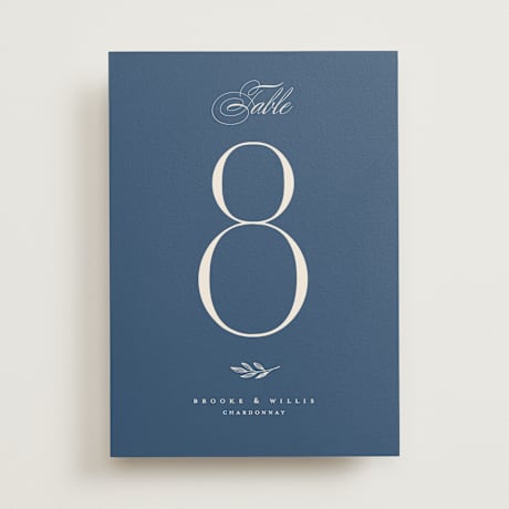 Table Numbers