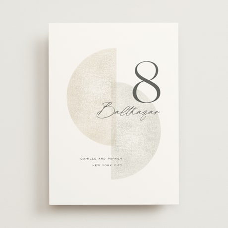 Table Numbers