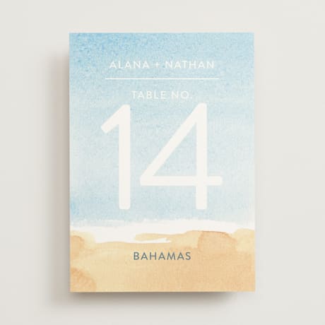 Table Numbers