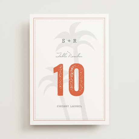 Table Numbers
