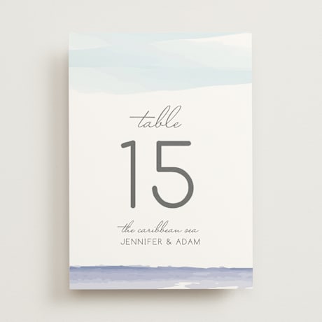 Table Numbers