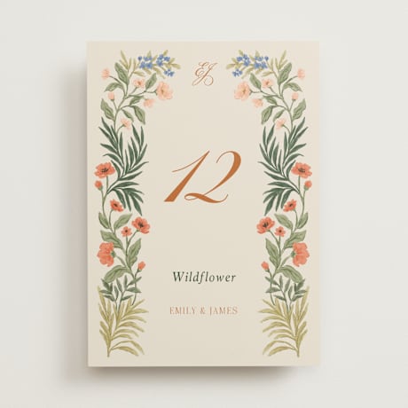 Table Numbers