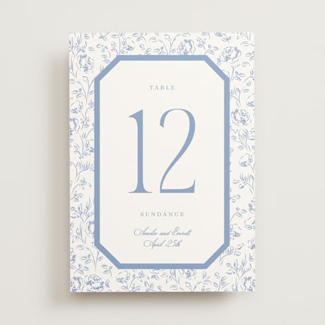 Table Numbers