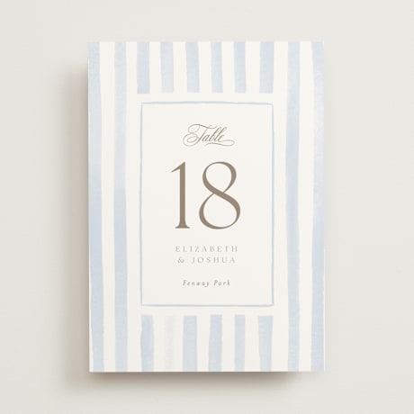 Table Numbers
