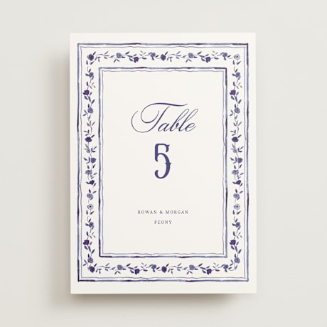 Table Numbers