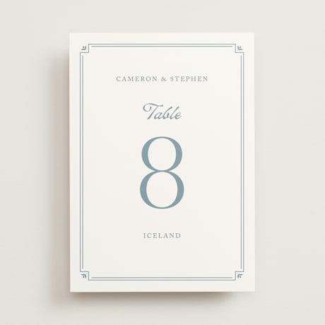 Table Numbers