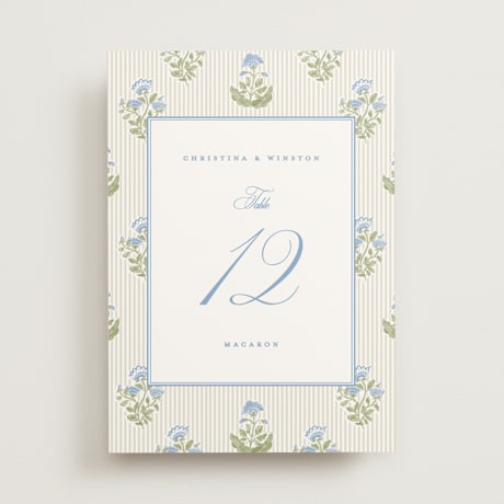 Table Numbers