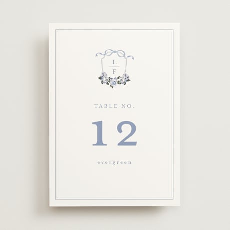Table Numbers