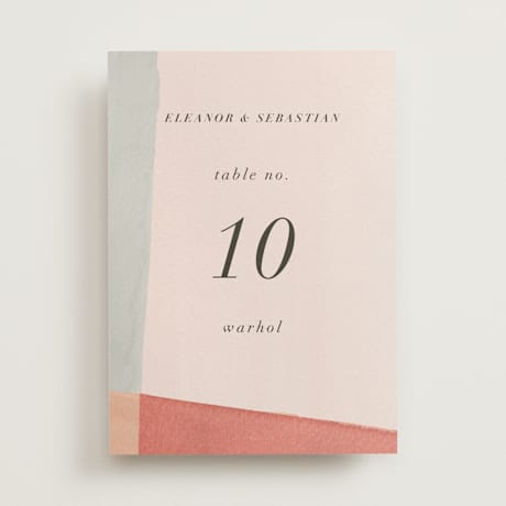 Table Numbers