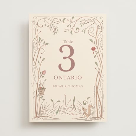 Table Numbers