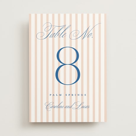 Table Numbers