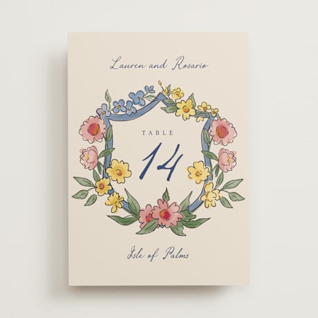 Table Numbers