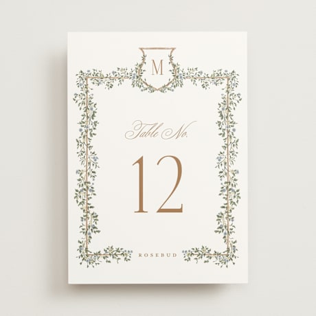 Table Numbers